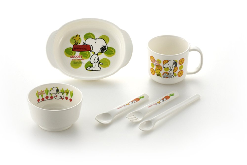 Amazon | リッチェル Richell スヌーピー ベビー食器セット SY-1